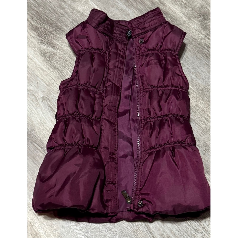 Maroon 4T Calvin Klein puffer vest
